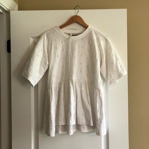 ASOS DESIGN Smock Peplum Top